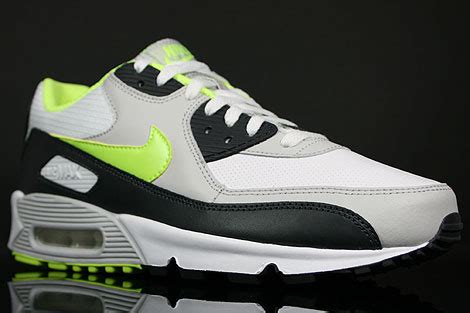 nike air max 90 weiss neon gelb grau anthrazit|nike air max 90 colorway.